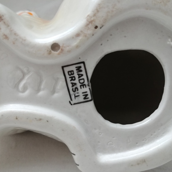 Beautiful Handpainted Ceramic Cat  Iridescent Pearlized Lusterware - Picture 7 of 7